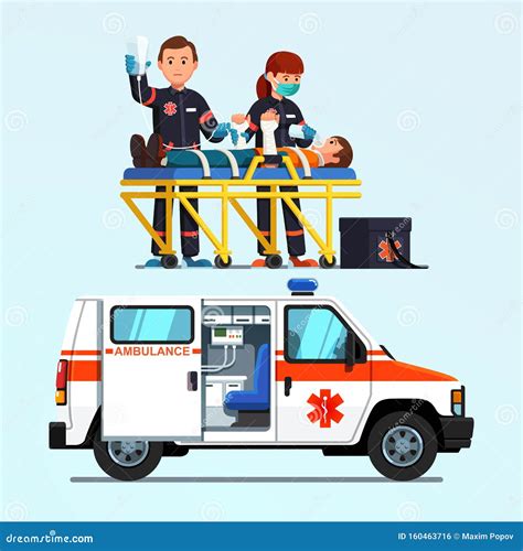 Emergency Services Cartoon stock illustrations.